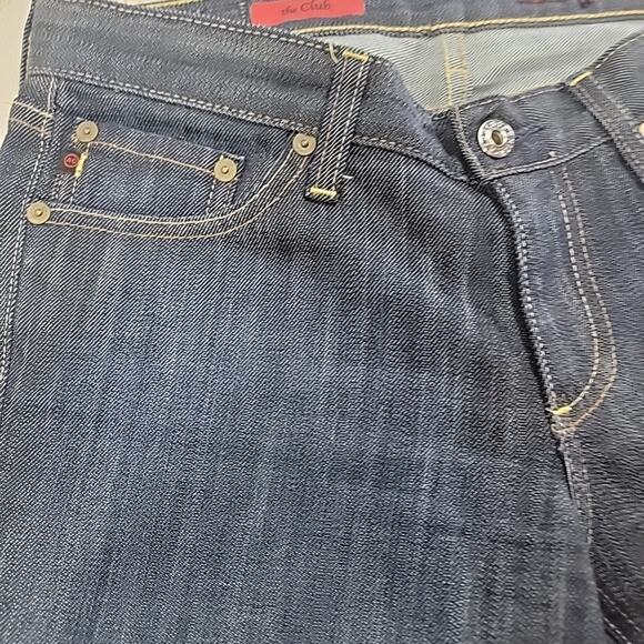 Adriano Goldschmied Jeans Womens 28 Blue Dark Wash Straight Flaired The Club USA - Picture 2 of 15